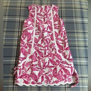 Lilly Pulitzer Shell Yeah shift dress size 10